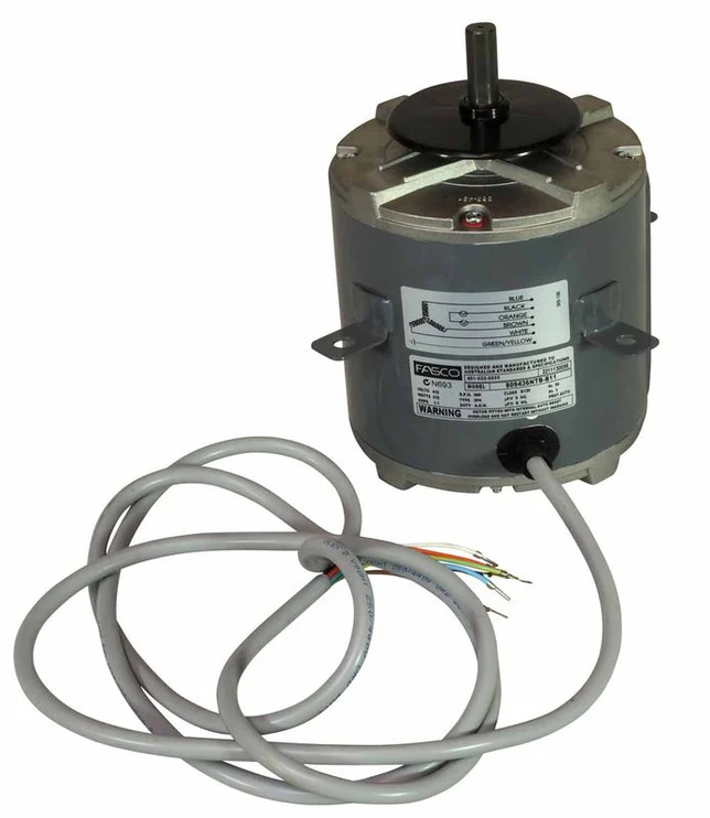 CONDENSER FAN MOTOR 370W 6POLE (940RPM) SINGLE SPEED
